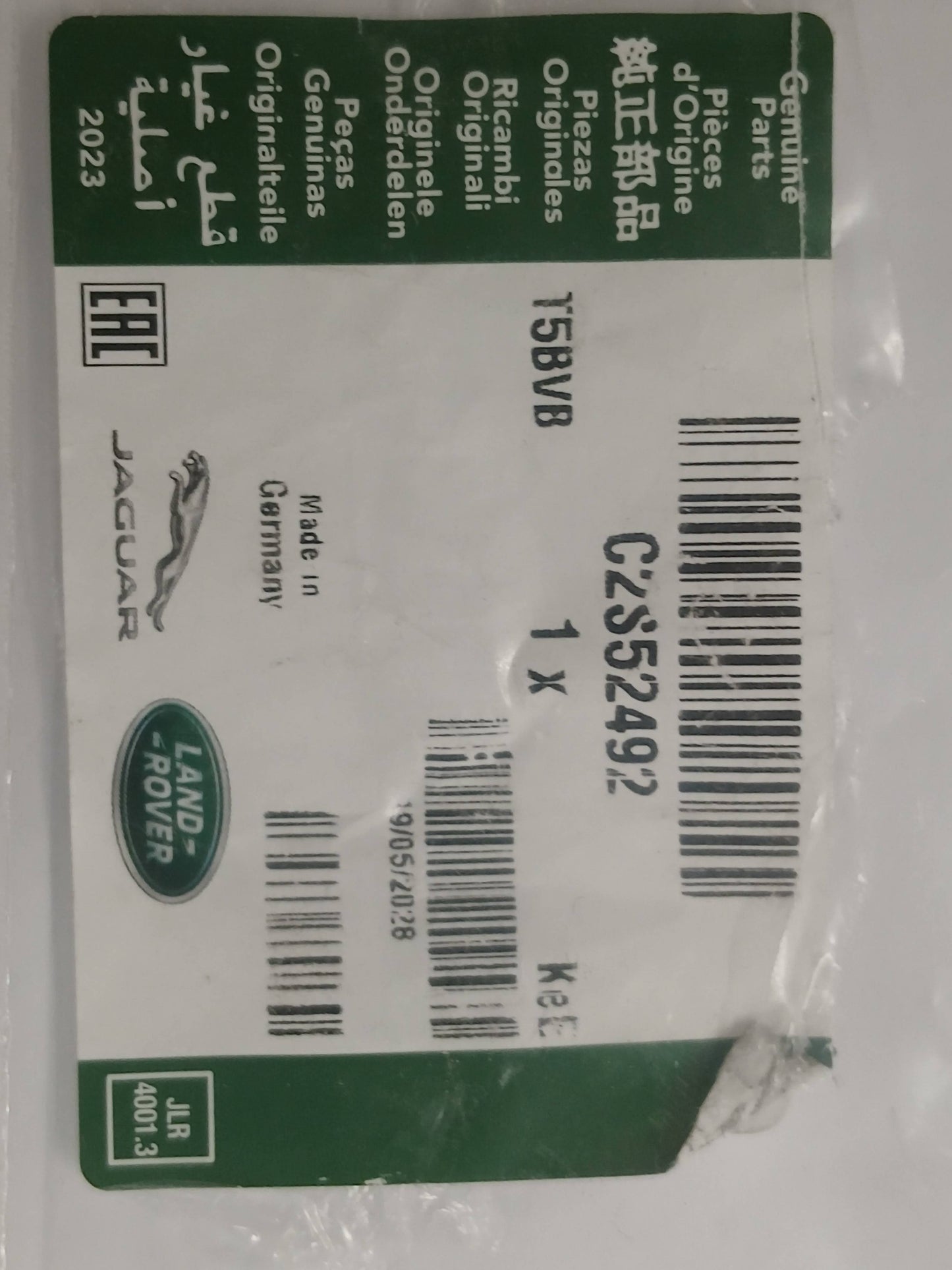 LR172461,LR054612,JDE41383,C2S52492