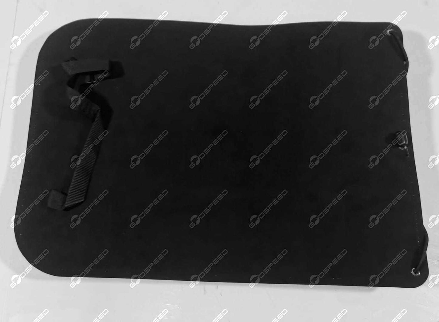 Aufbewahrungsbox Vordersitz Leder Schwarz + Weißer Faden E-Pace XF-250 C2Z24589