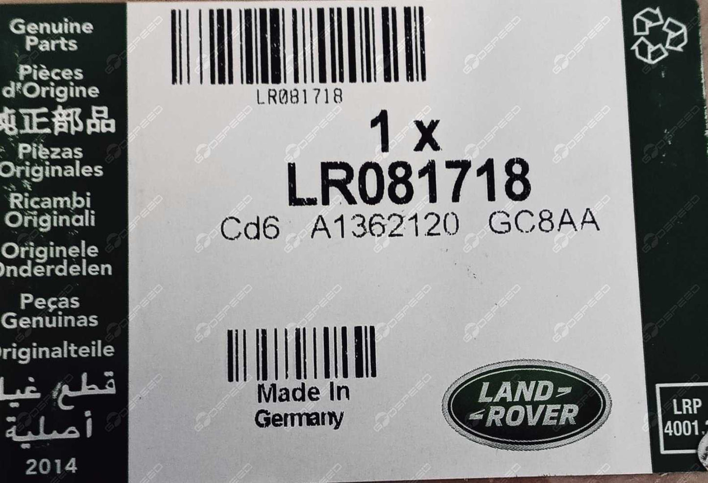 Uszczelka Dachu RR Evoque LR081718