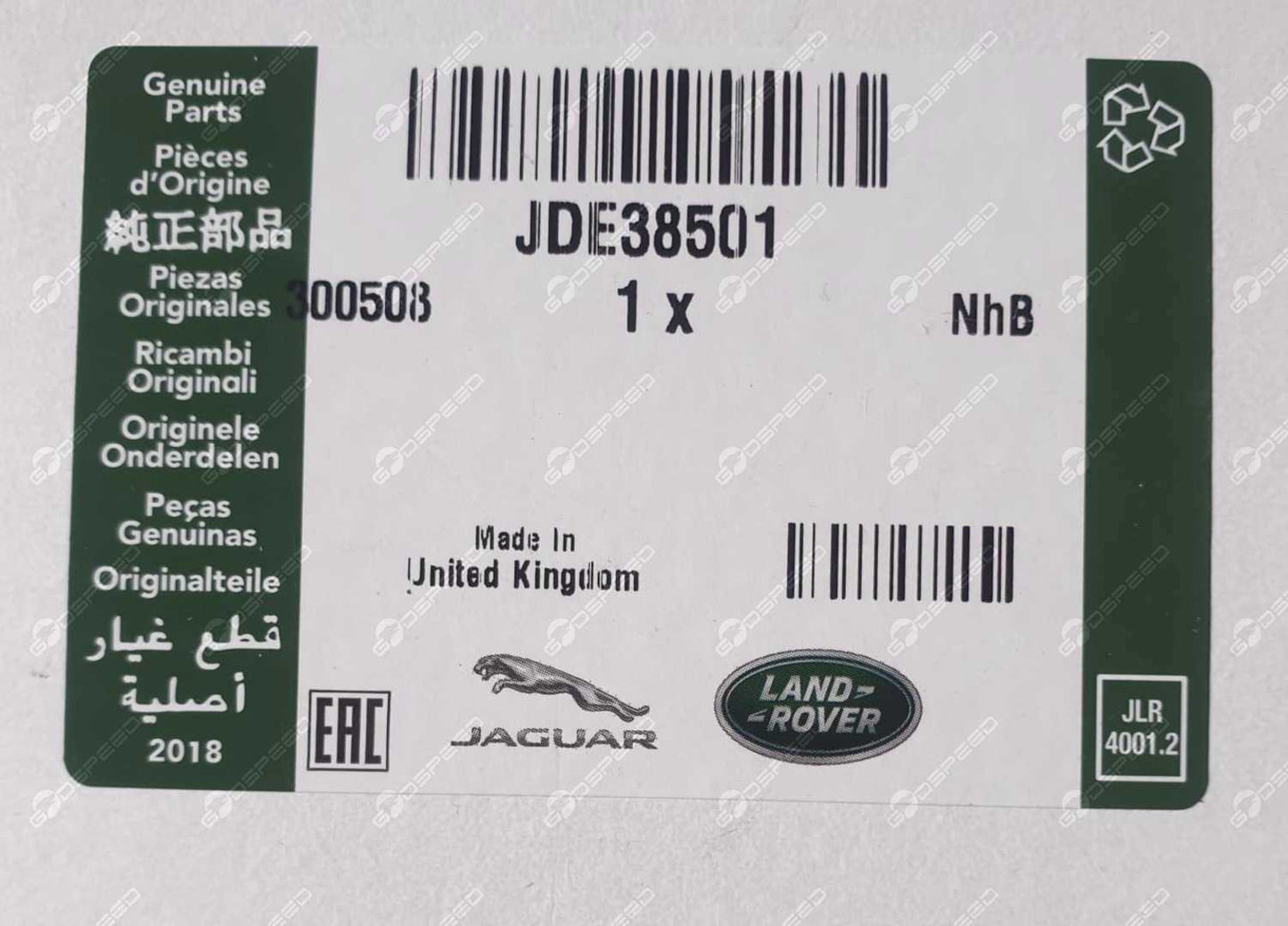 Nockenwellendeckeldichtung Discovery 5 XF-260 Discovery Sport E-Pace F-Pace New Defender New RR Evoque RR Evoque RR Sport XE RR Velar JDE38501 LR073816