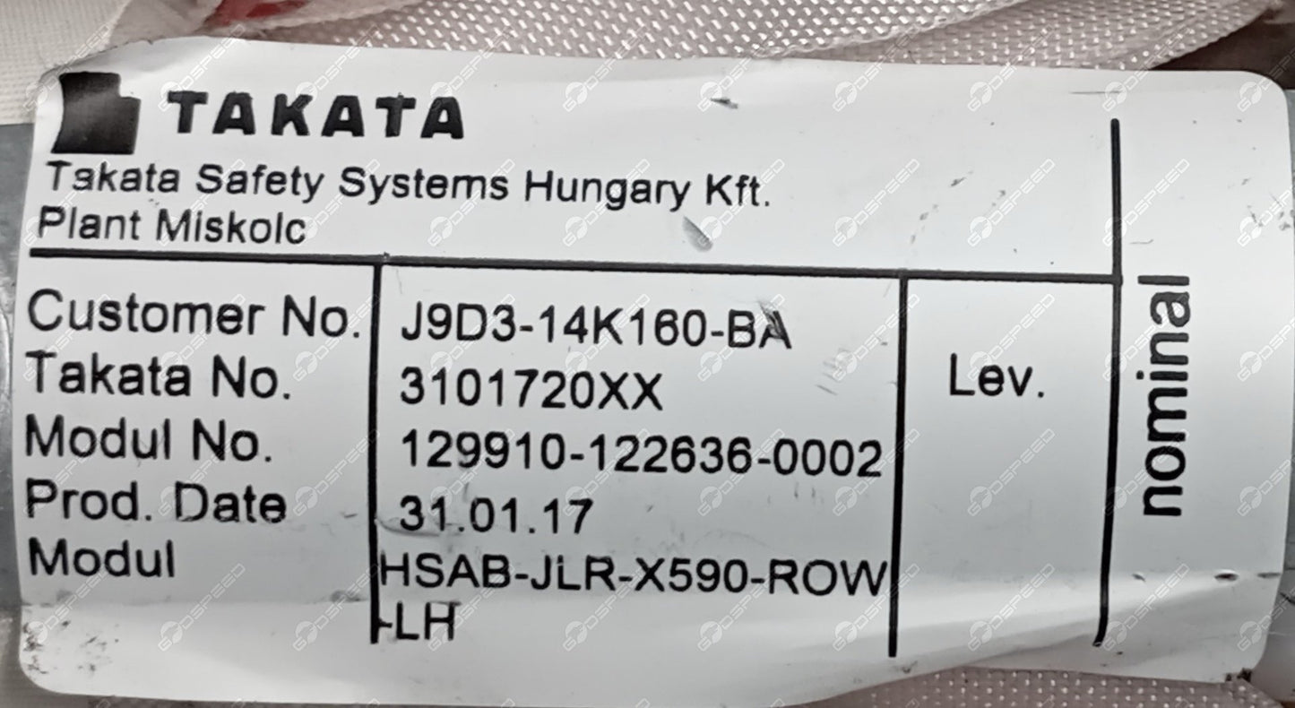 Kurtyna boczna lewa I-PACE (X590) T4K5751 Używana