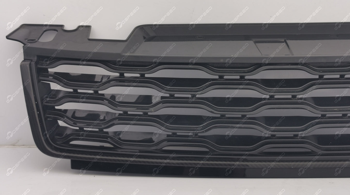 Grill środkowy zderzaka Range Rover SPORT (L494) LR104019 LR122962 Carbon - Używany