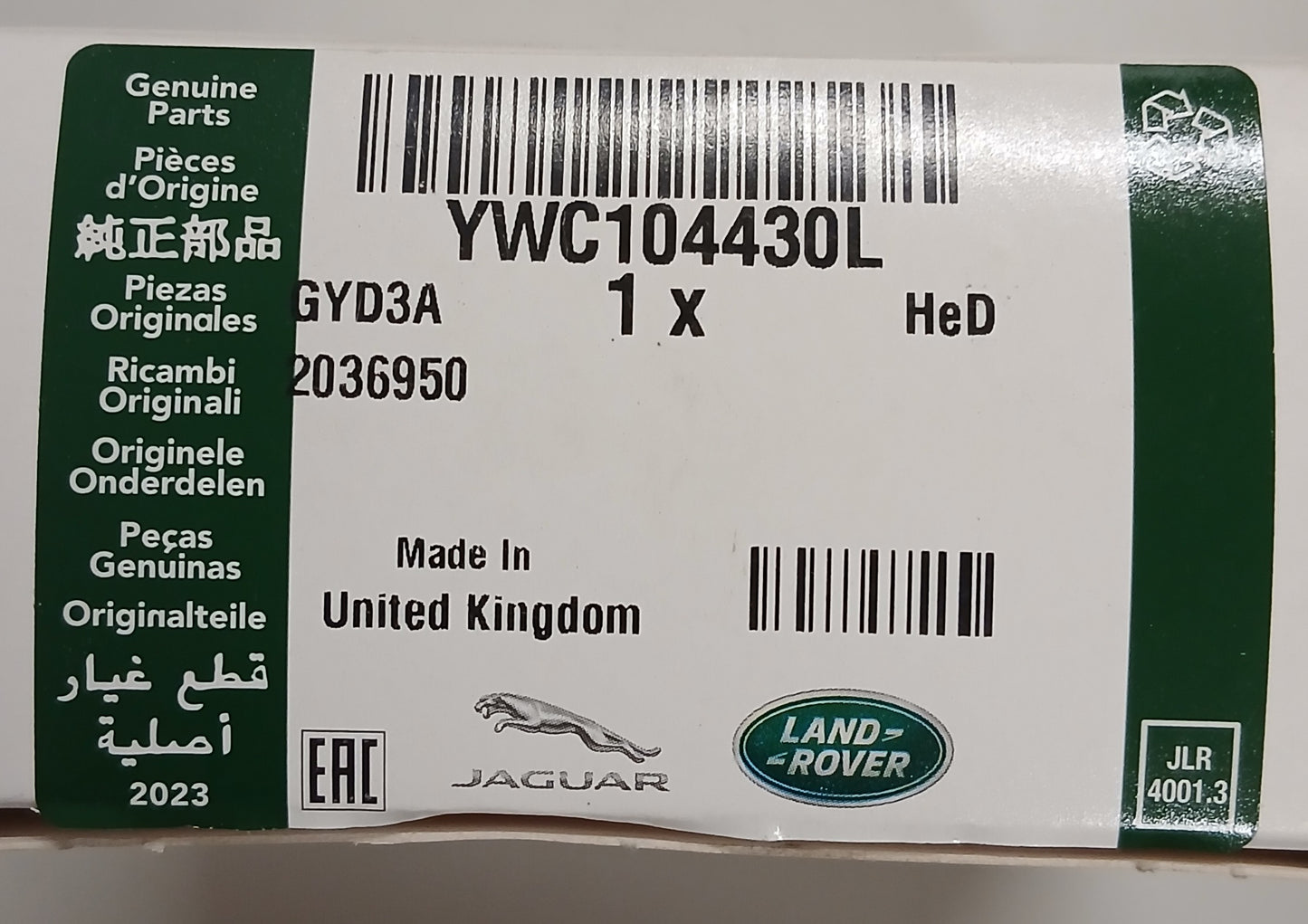 YWC104430L