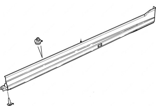 Listwa Progowa Próg Lh  Freelander 2 LR014202