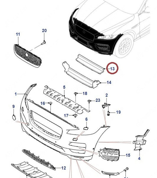 Dämpfer - F-PACE (X761) T4A8364 