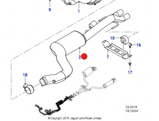 Katalizator Jaguar XJ (X351) C2D56192 NOWY